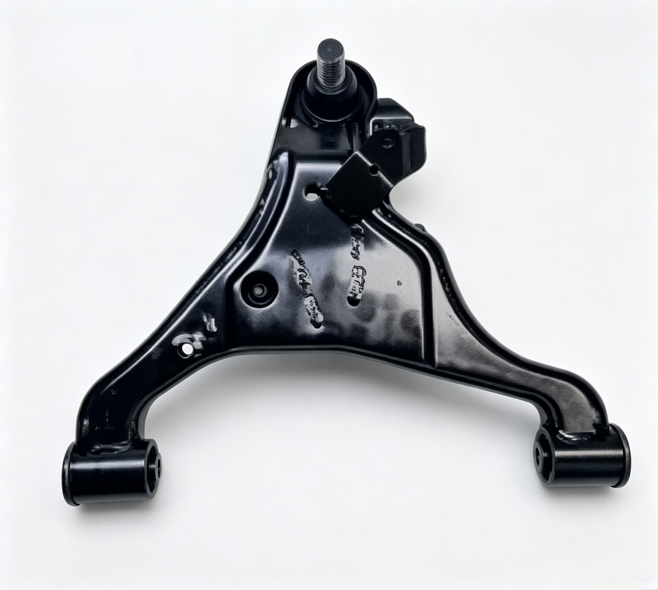 front lower control arm integrated with ball joint & dual rubber bushings for nissan navara np300 d23, dongfeng rich 6, dongfeng rich 7 | lower suspension wishbone replacement