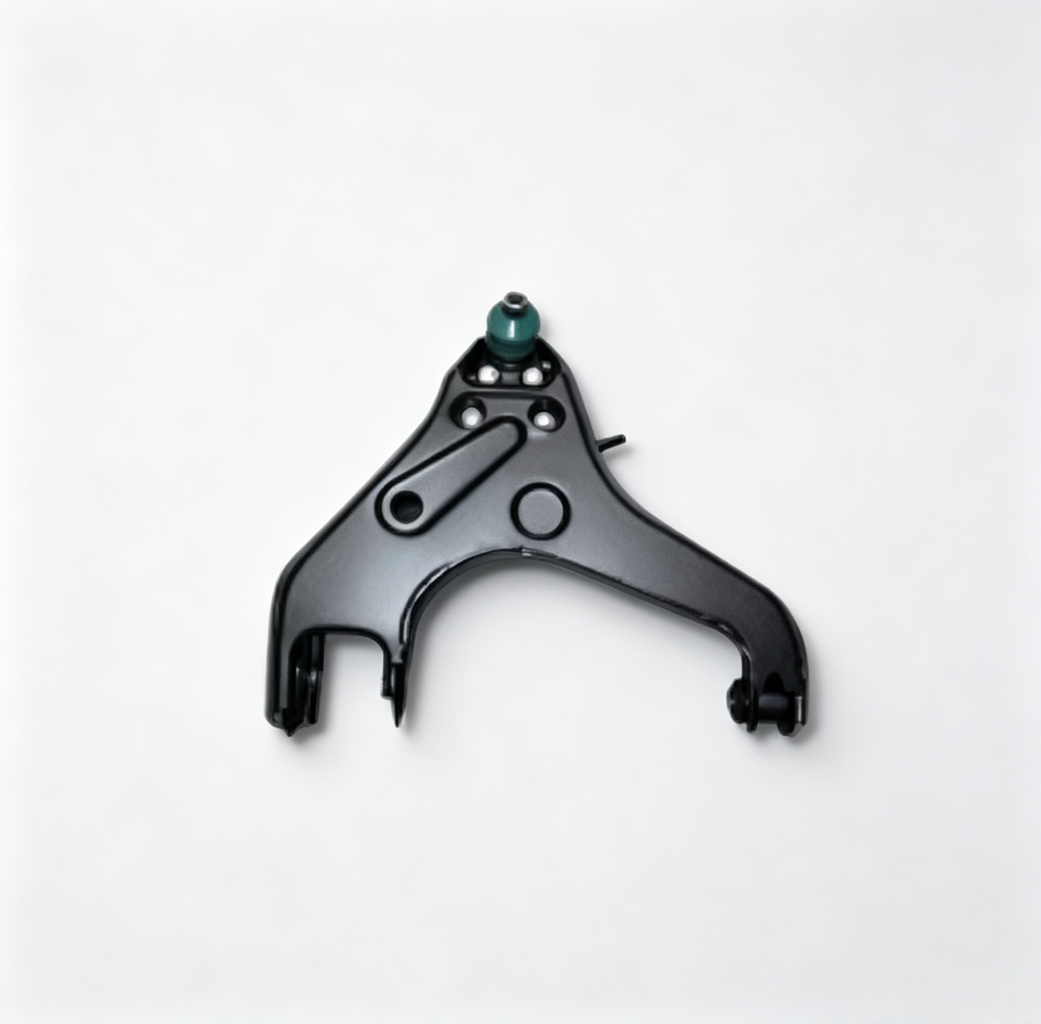 front lower control arm integrated with ball joint & dual rubber bushings for mitsubishi pajero v31 v32 v33, changfeng leopaard black king kong, huanghai qisheng f1 | lower suspension wishbone replacement