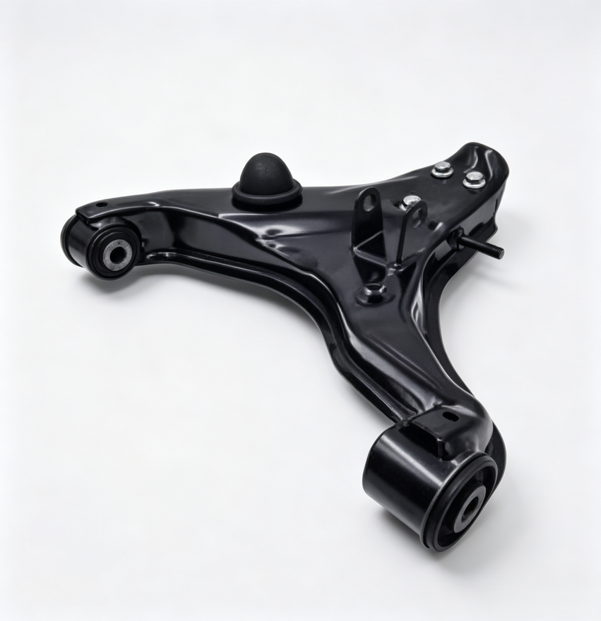 front lower control arm integrated with ball joint & dual rubber bushings for mitsubishi l200 triton, pajero sport | lower suspension wishbone replacement