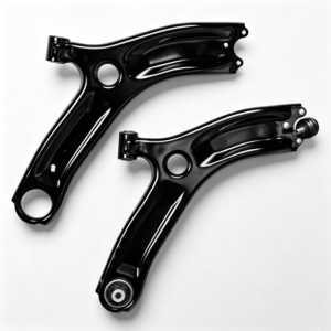 Front lower control arm with assembled ball joint for Lada Granta, Renault Logan and Dacia Sandero | lower suspension wishbone replacement